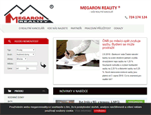 Tablet Screenshot of megaronreality.cz